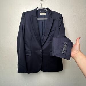 Stella McCartney Navy One-Button Blazer Women IT 46 (US 10)